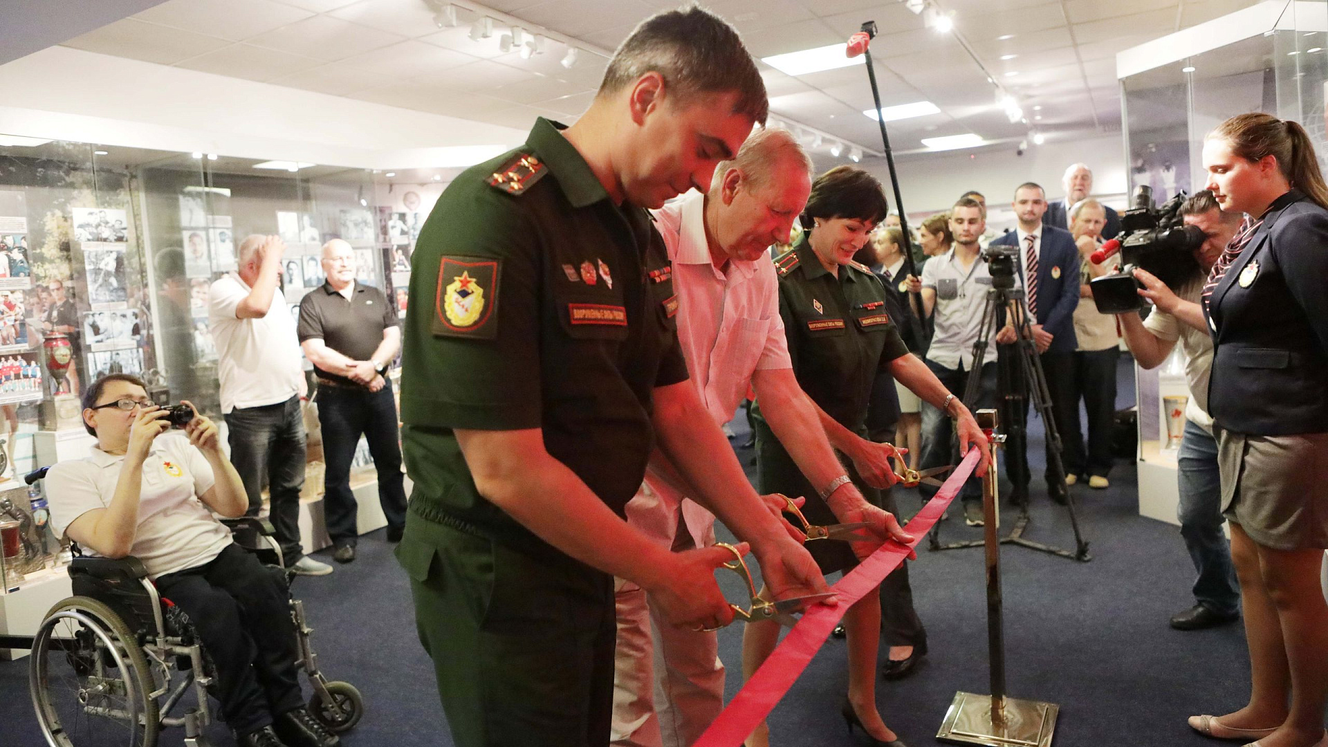 В Музее ЦСКА состоялось открытие постоянной экспозиции ЦСК ВМФ