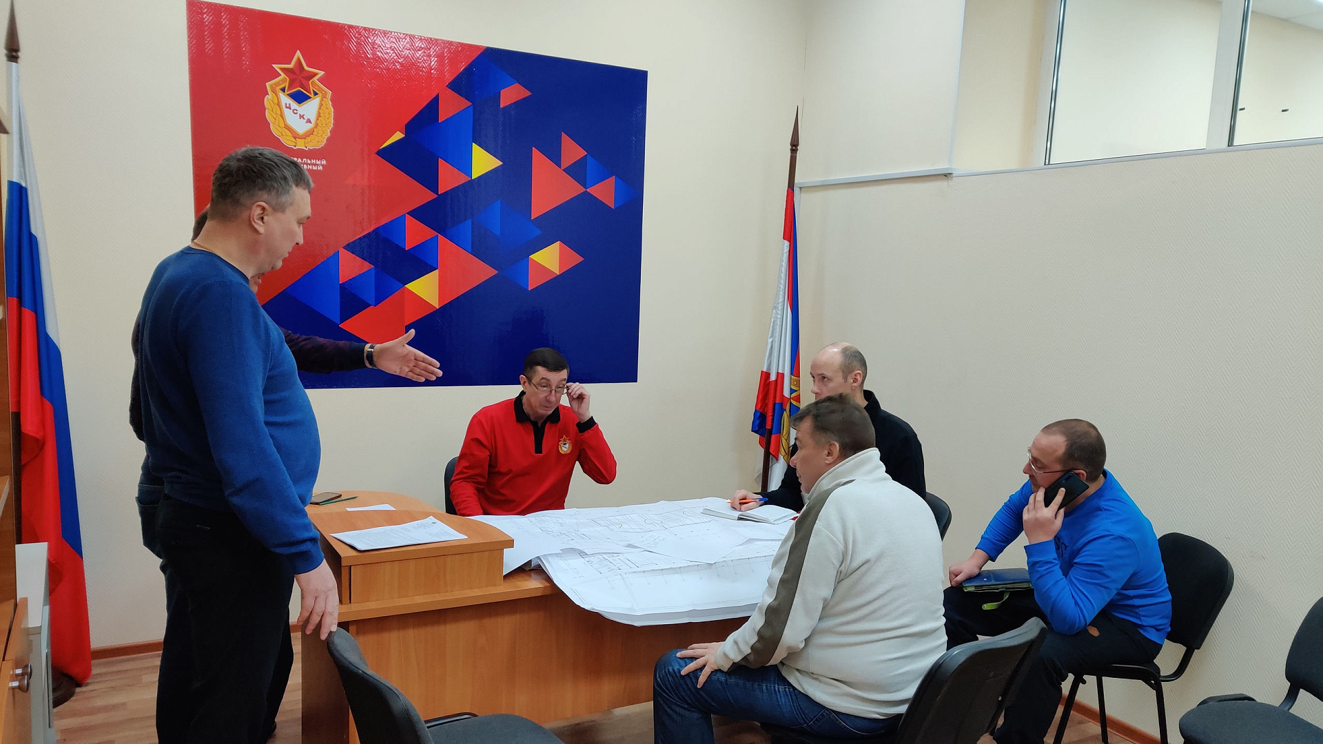 В Абакане полным ходом идут работы по возведению Универсального спортивно-тренировочного комплекса «Старт» (ЦСКА/Самара)