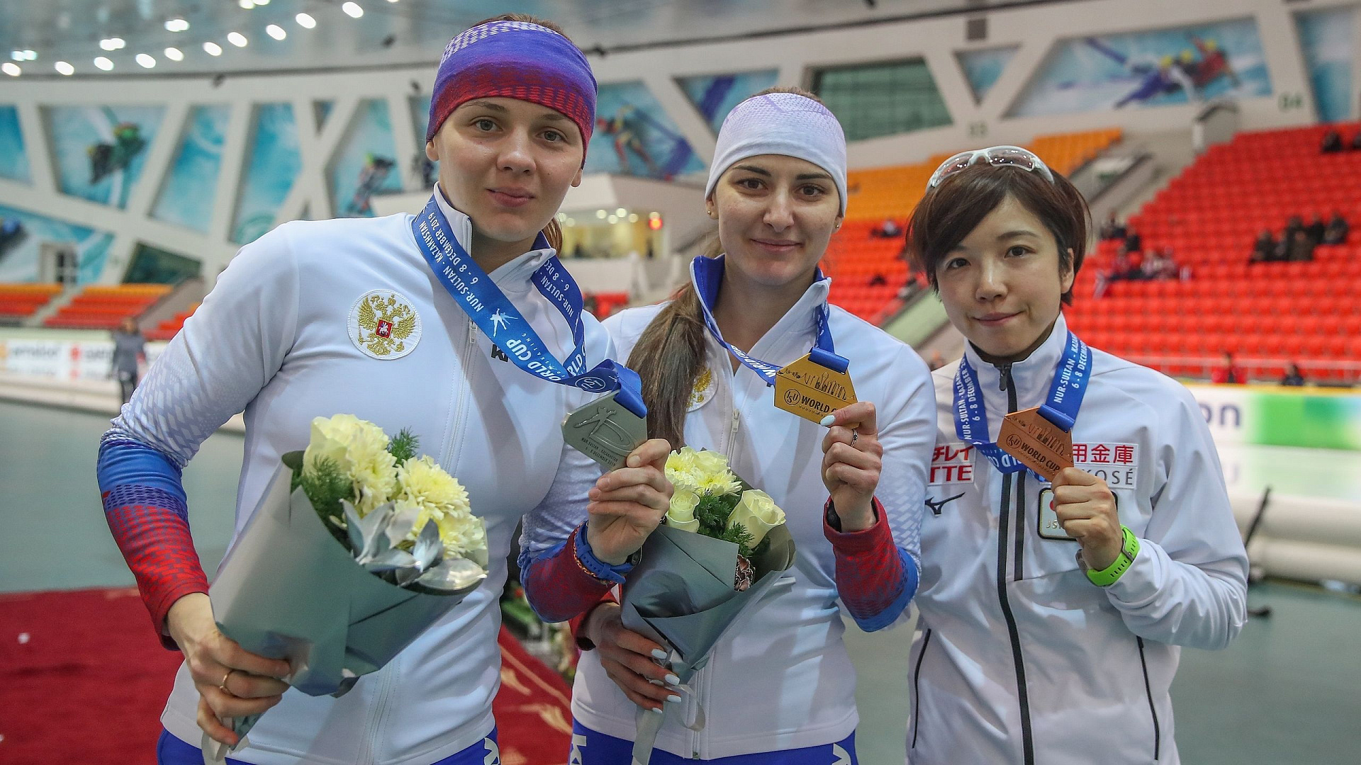 10 медалей завоевали армейские конькобежцы на этапе Кубка мира в Нур-Султане