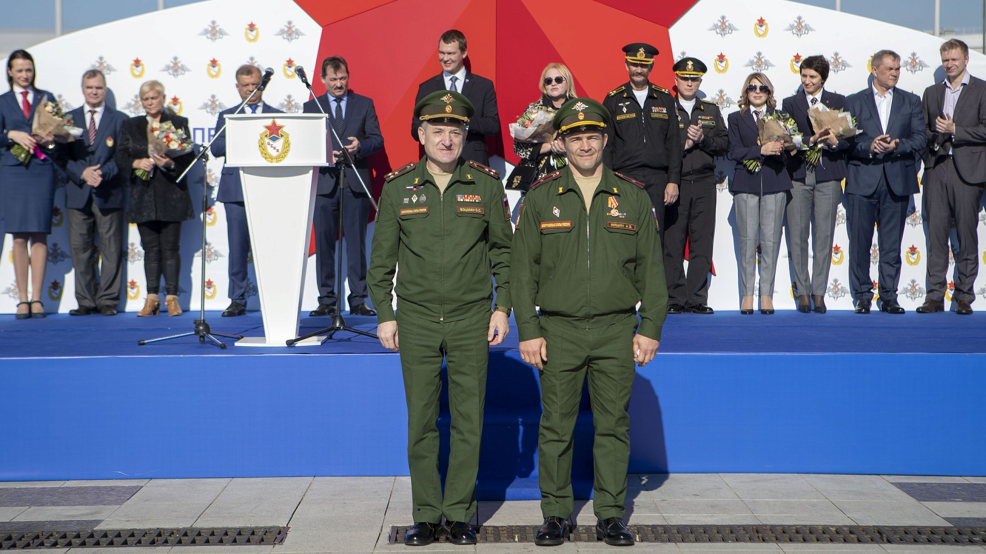 Государственные награды и очередные воинские звания вручены на присяге спортрот ЦСКА в Сочи