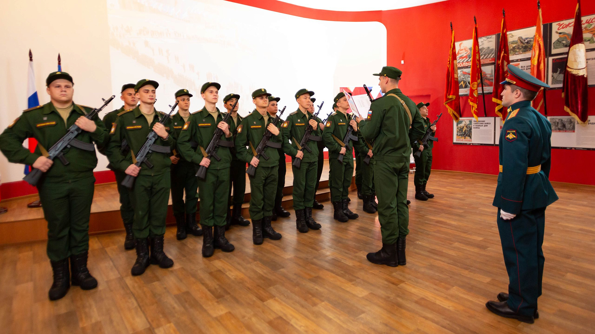 Новобранцы спортивной роты ЦСКА г. Самара приняли Военную присягу