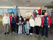 Выставку олимпийских медалей провел в Геническе филиал ЦСКА Севастополь