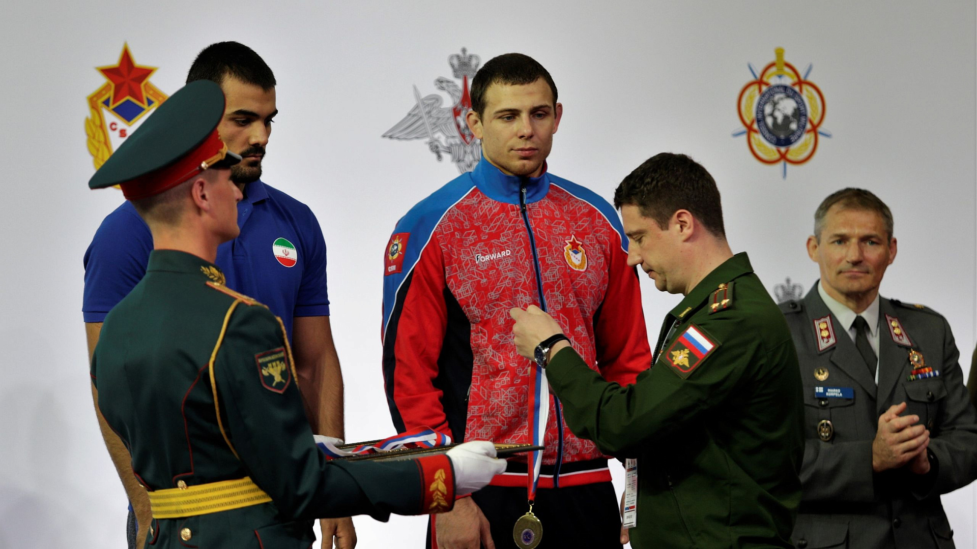 Борцы Вооруженных Сил России выиграли чемпионат мира среди военнослужащих по спортивной борьбе в общекомандном зачете