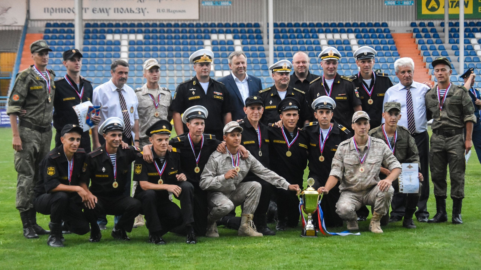 Сборная ЮВО победитель Чемпионата ВС РФ по футболу!