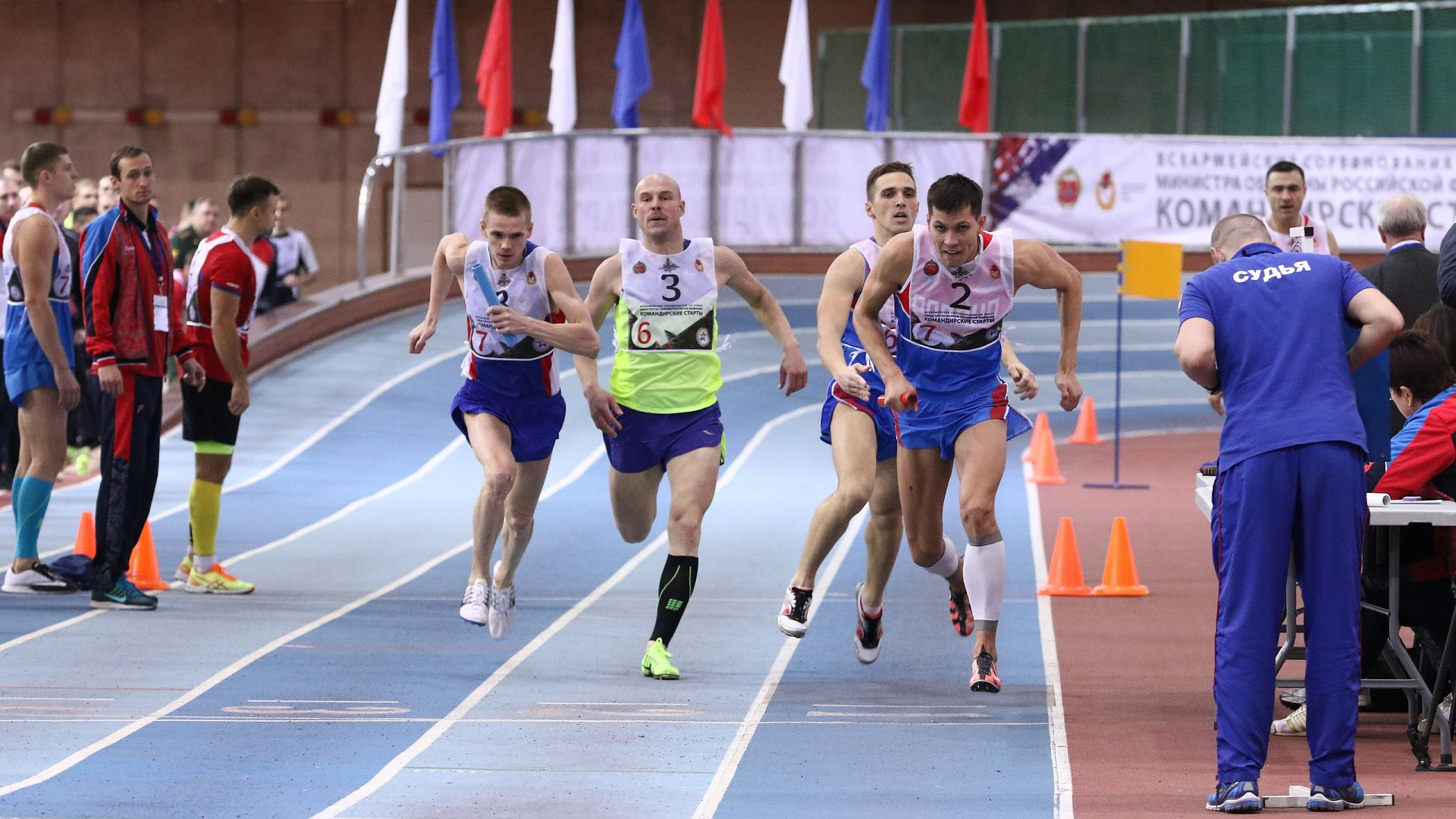 Команда Воздушно-десантных войск выиграла легкоатлетическую эстафету на «Командирских стартах» - 2018