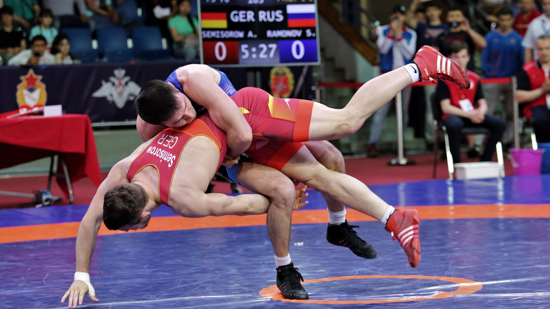 Российские спортсмены завоевали 7 медалей на чемпионате мира среди военнослужащих по спортивной борьбе