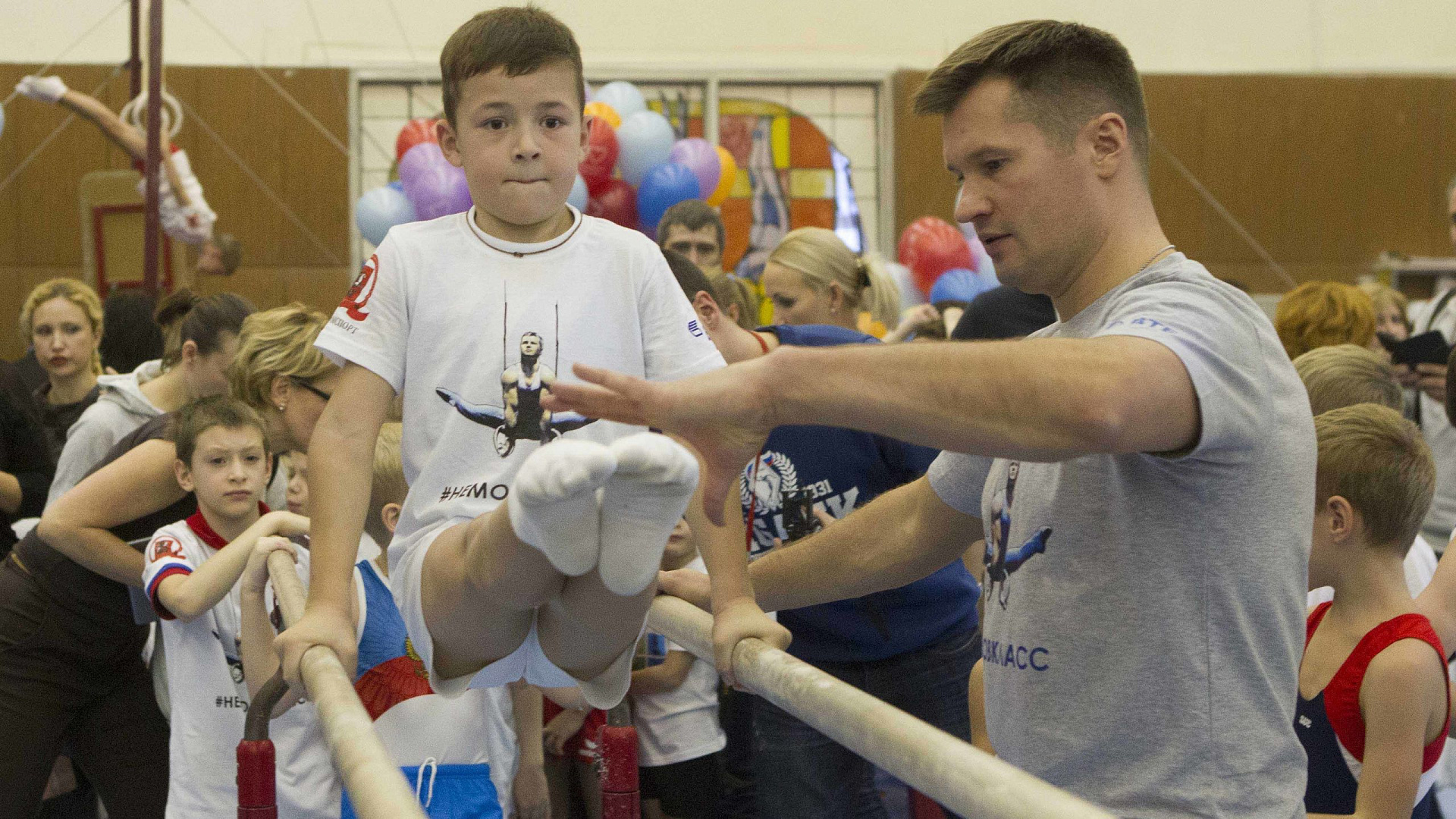 Мастер-класс Алексея Немова и Светланы Хоркиной в ЦСКА