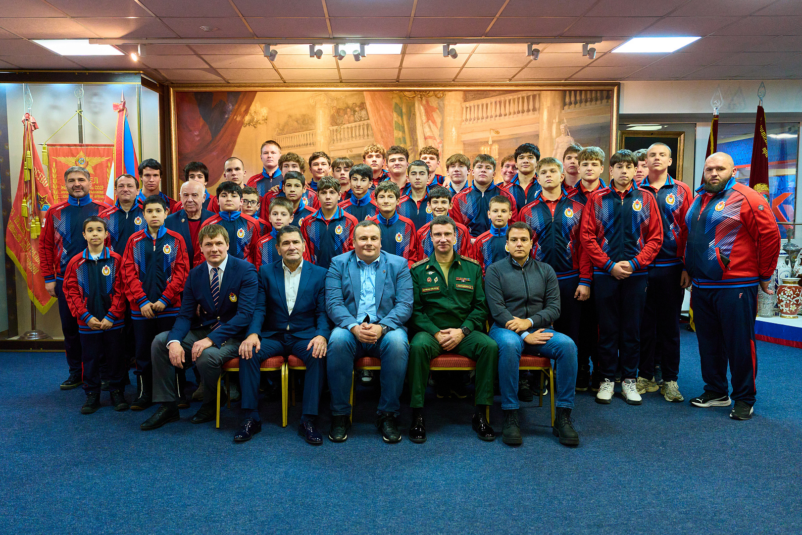 Представители сербского спортивного клуба «Партизан» встретились с учащимися спортивных школ ЦСКА 