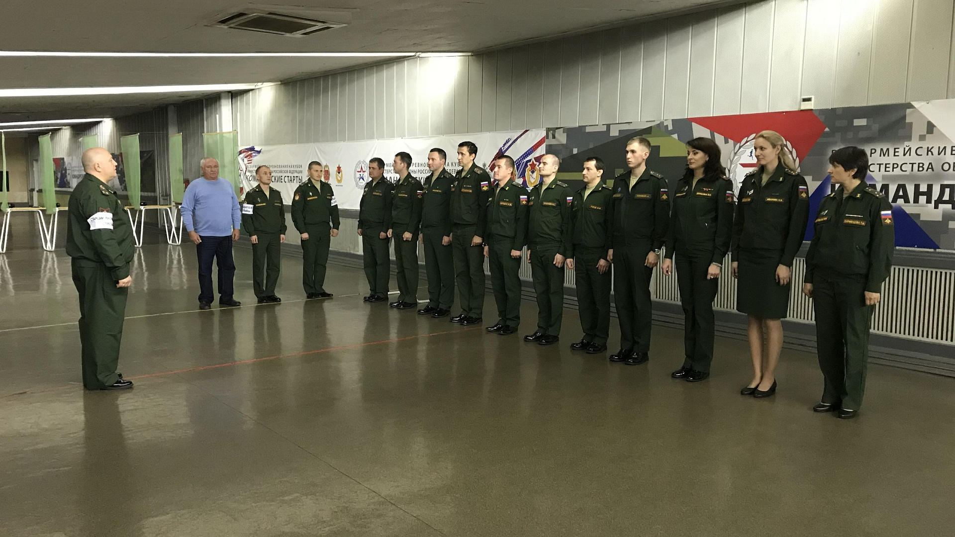 Начальники спортивных команд ЦСКА приняли участие в контрольном занятии по огневой подготовке