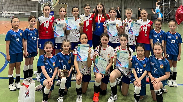 Волейболистки спортивной школы «ЦСКА-Хакасия» – победители Открытого городского турнира