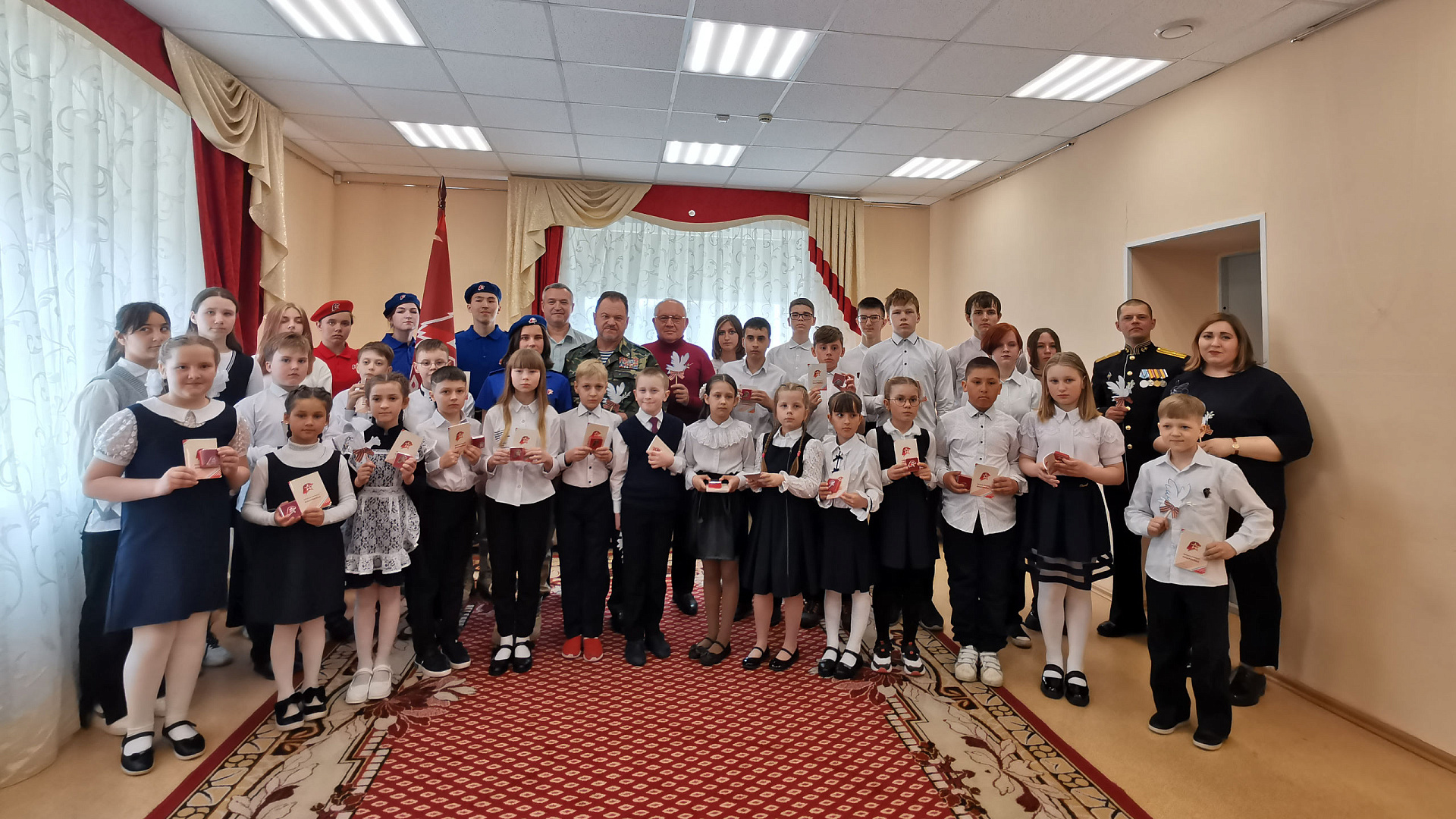 Отряд юнармейцев СОК (г. Вилючинск) филиала ЦСКА/Хабаровск пополнился новыми патриотами