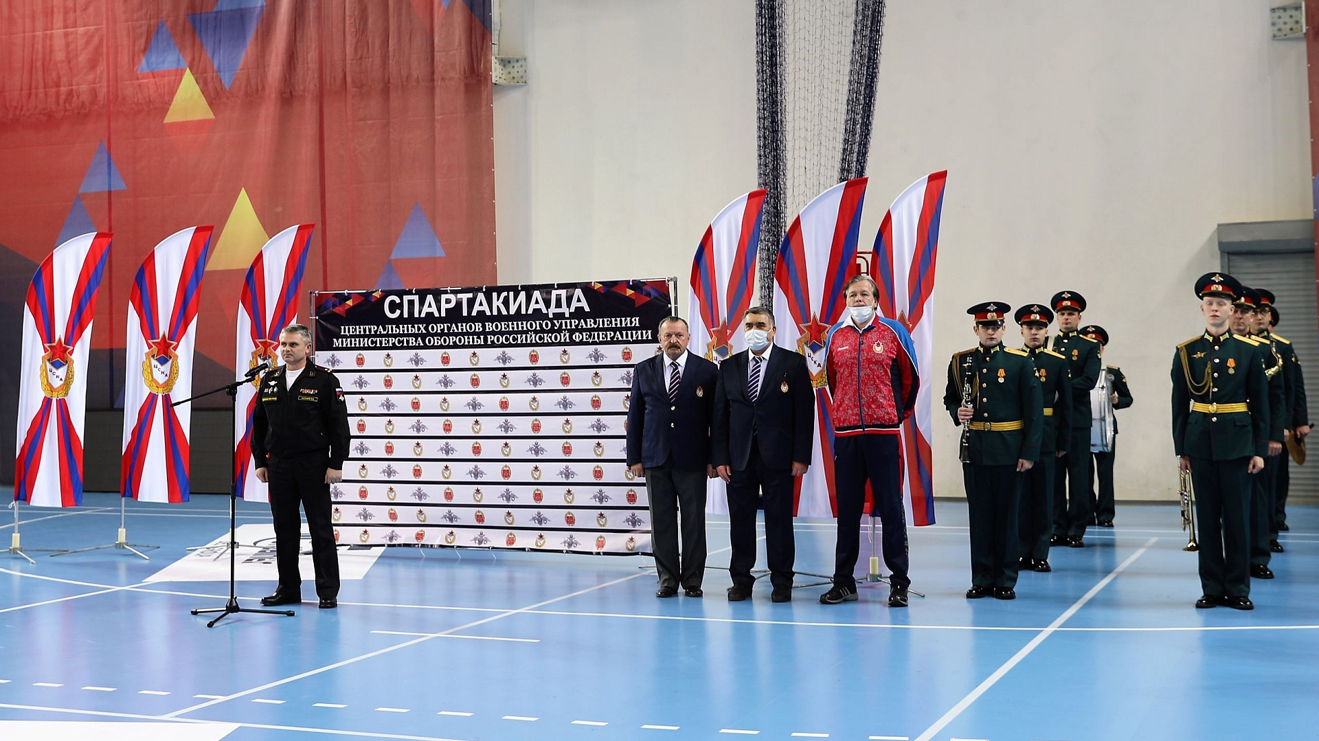 В ЦСКА торжественно открыли Спартакиаду ЦОВУ МО РФ