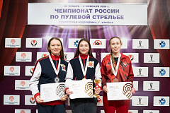 16 медалей завоевали спортсмены ЦСКА на Кубке России по пулевой стрельбе