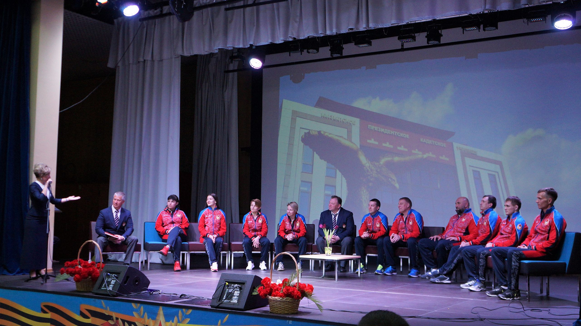 В Кызылском президентском кадетском училище прошла встреча со спортсменами и тренерами ЦСКА