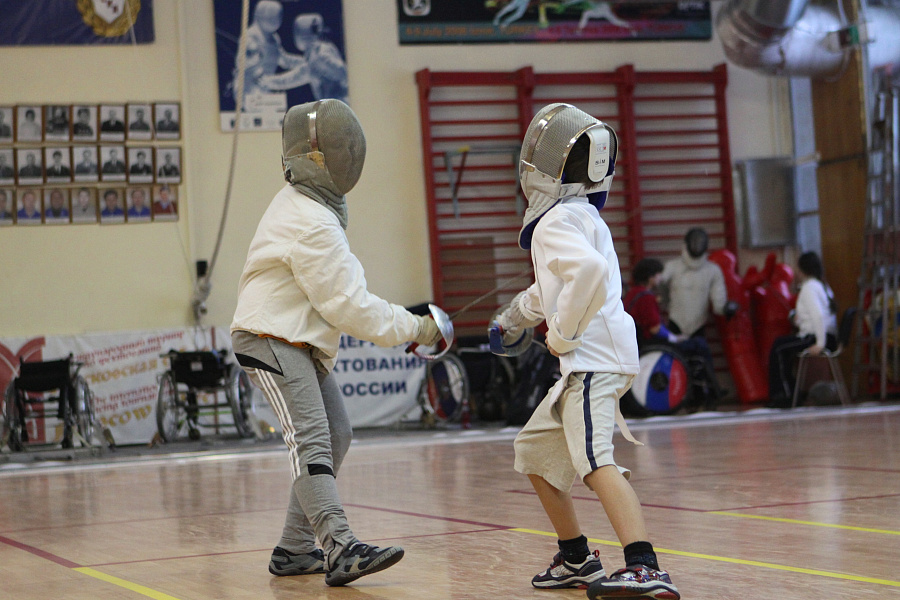 Спортивная группа по фехтованию в крытом легкоатлетическо-футбольном комплексе ЦСКА