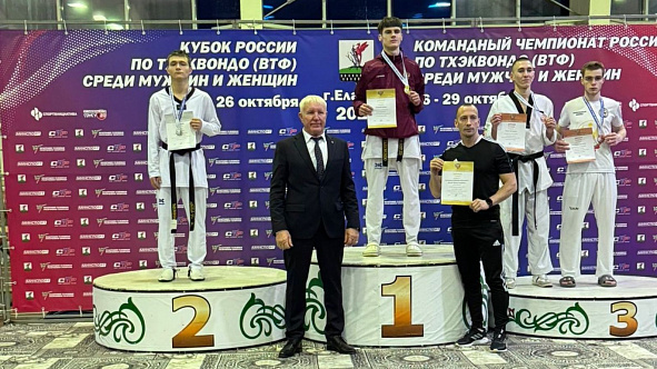 Рядовой Санкт-Петербургской спортроты стал серебряным призёром Кубка России по тхэквондо