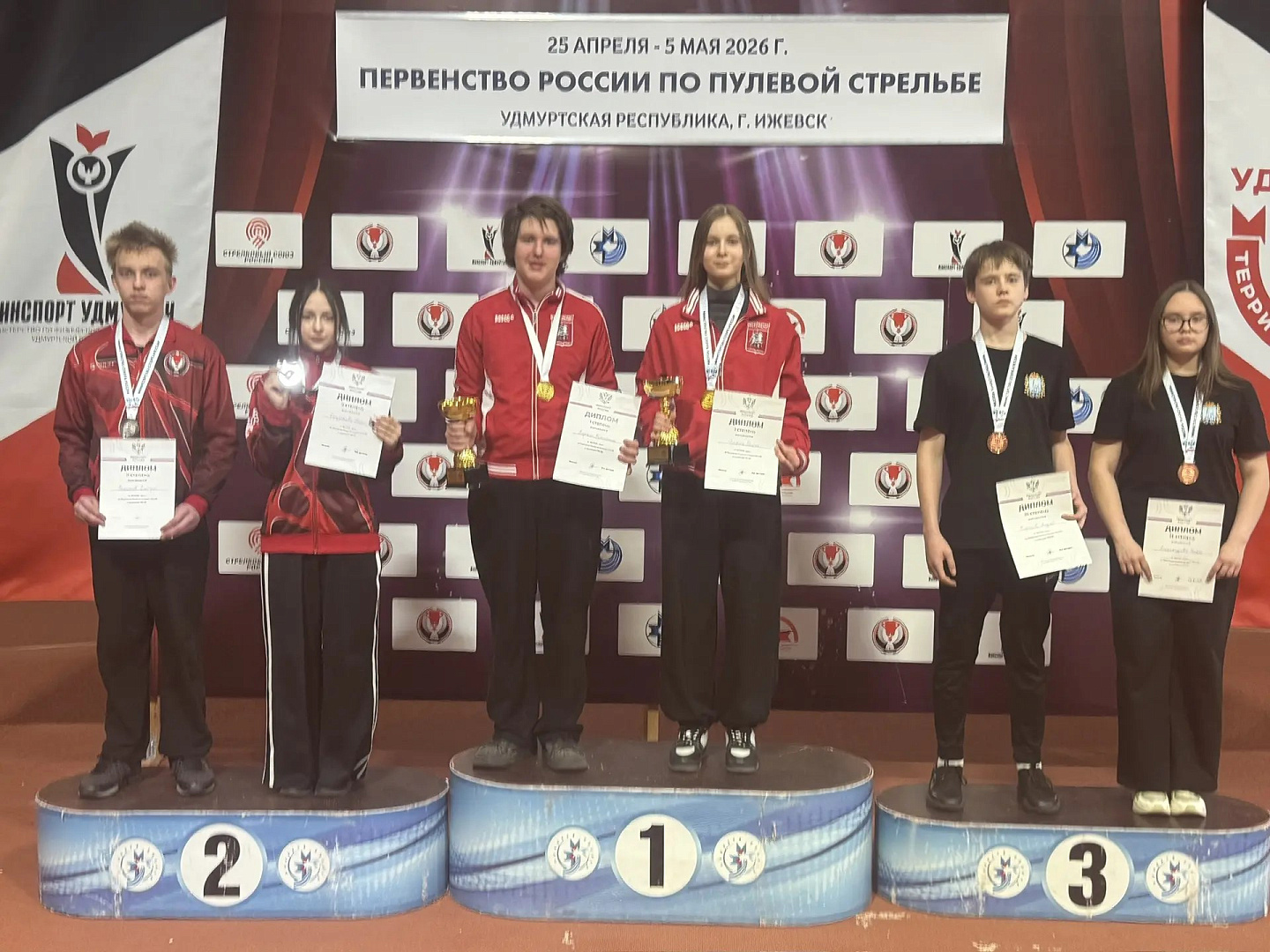 Стрелки спортивной школы «ЦСКА-Самара» завоевали бронзу на первенстве России