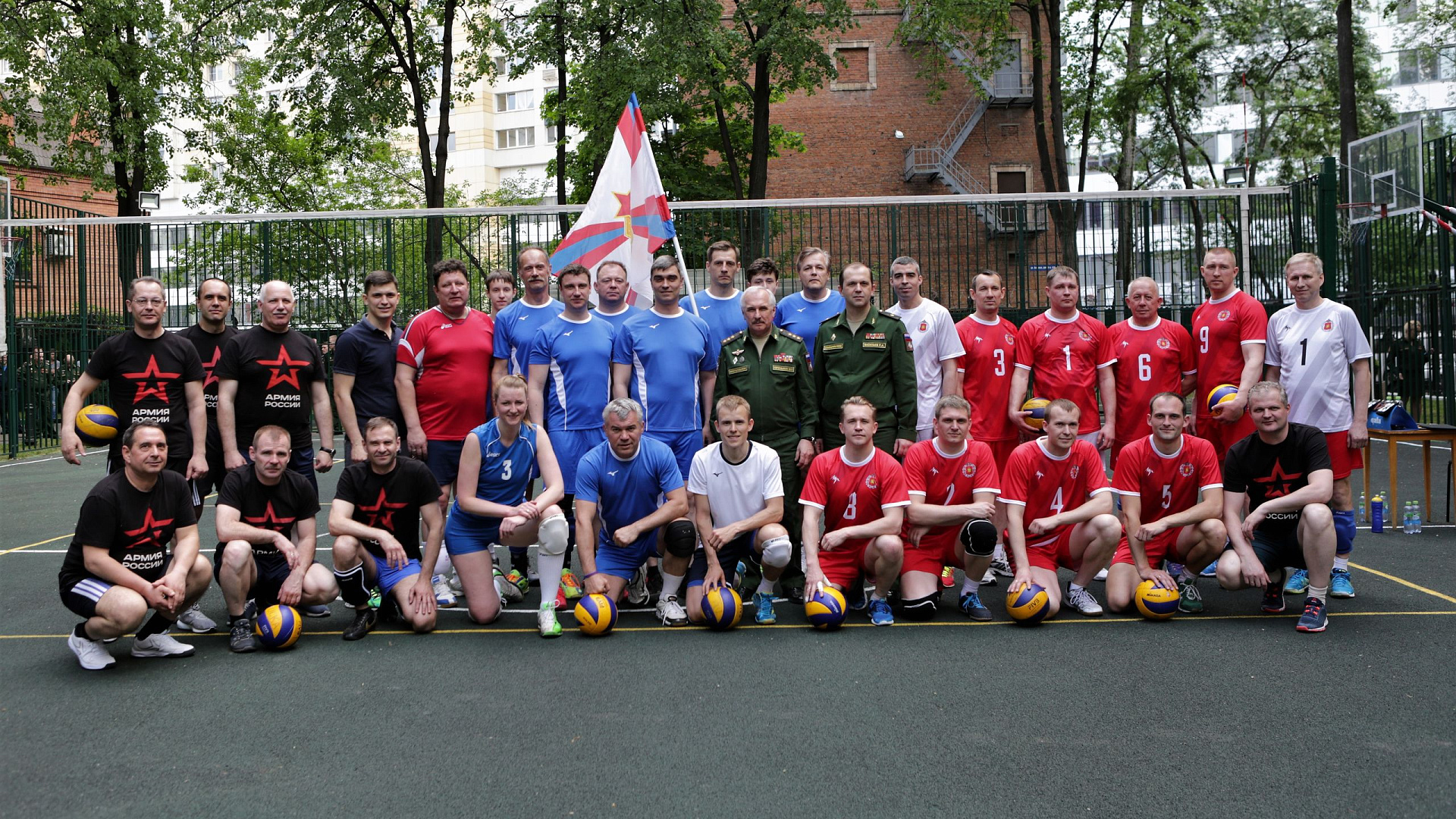 Руководство ЦСКА приняло участие в юбилейном волейбольном турнире посвященном 100-летию ГУК МО РФ