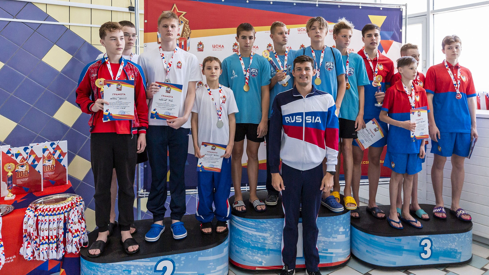 В ЦСКА/Самара завершился 2-ой день Первенства ЦСКА по плаванию посвященного вековому юбилею армейского Клуба