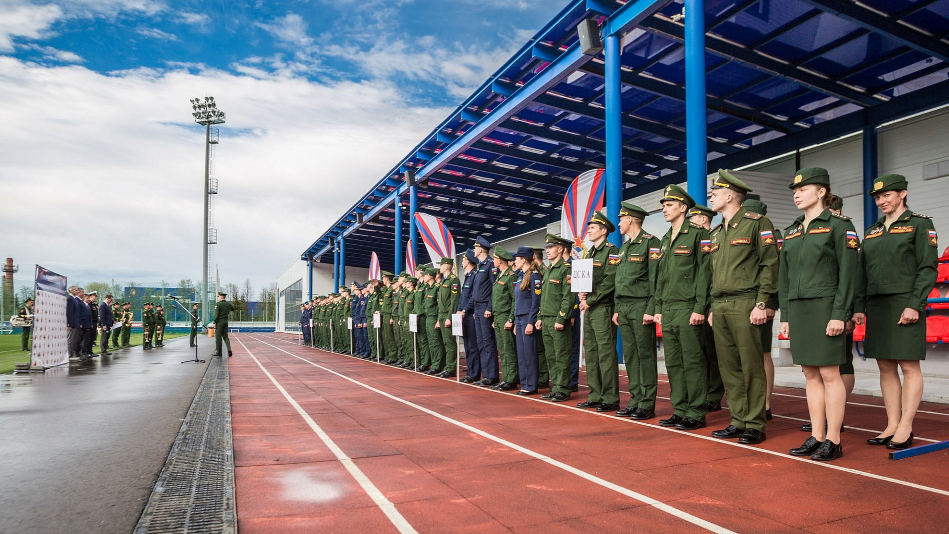 На объектах ЦСКА стартовал чемпионат ВС РФ по международному военному пятиборью