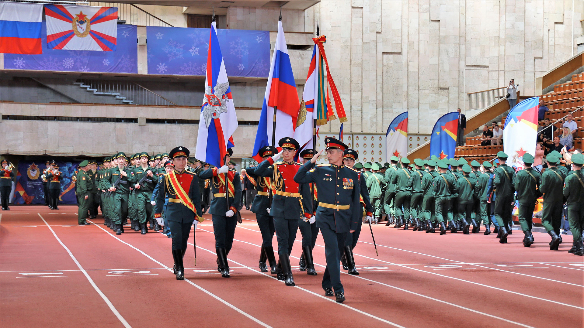 В Москве прошла церемония приведения к Военной присяге новобранцев пяти спортивных рот ЦСКА