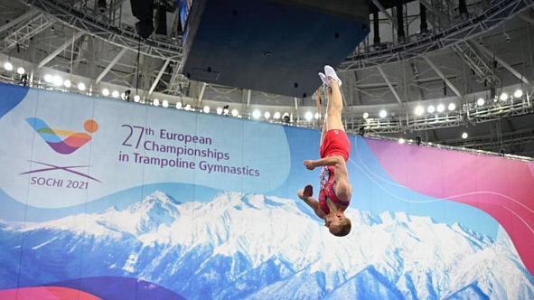 Спортсмены ЦСКА завоевали три награды на чемпионате Европы по прыжкам на батуте