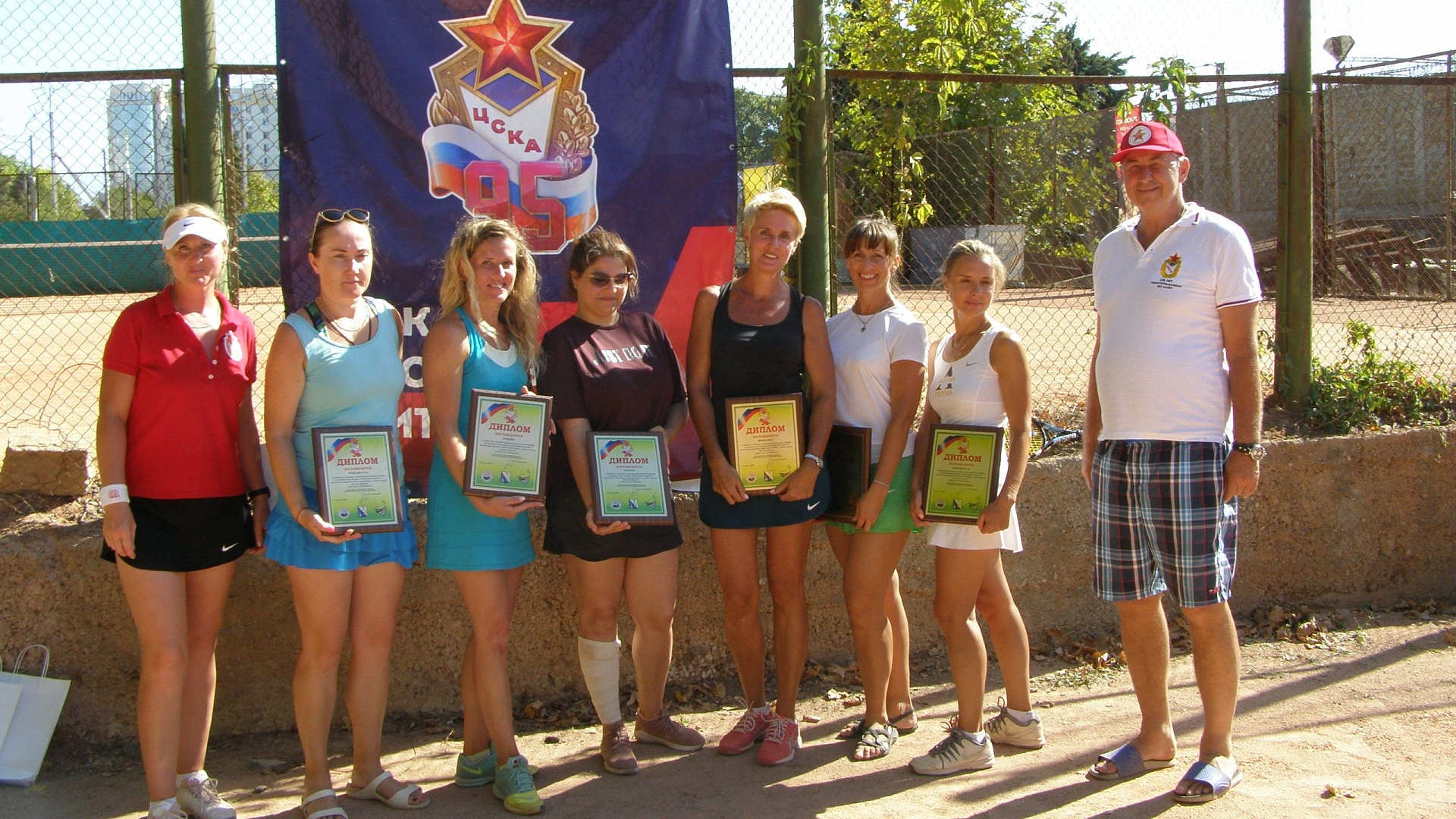 Турнир по теннису посвященный 95-летию ЦСКА состоялся в Севастополе