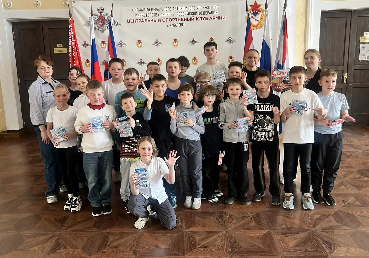 В спортшколе Хабаровского филиала ЦСКА провели викторину «За честный и чистый спорт»