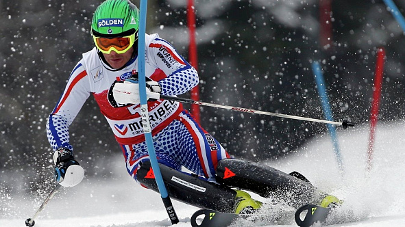 Горнолыжник ЦСКА Александр Хорошилов – чемпион России в слаломе