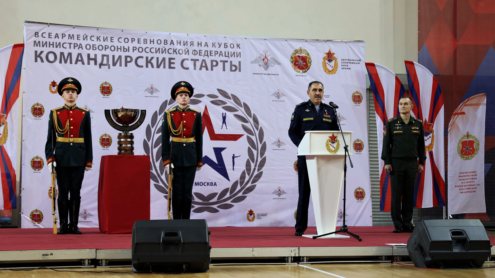 Заместитель Министра обороны РФ Юнус-Бек Евкуров дал старт финалу Всеармейских соревнований на Кубок Министра обороны РФ «Командирские старты» - 2021