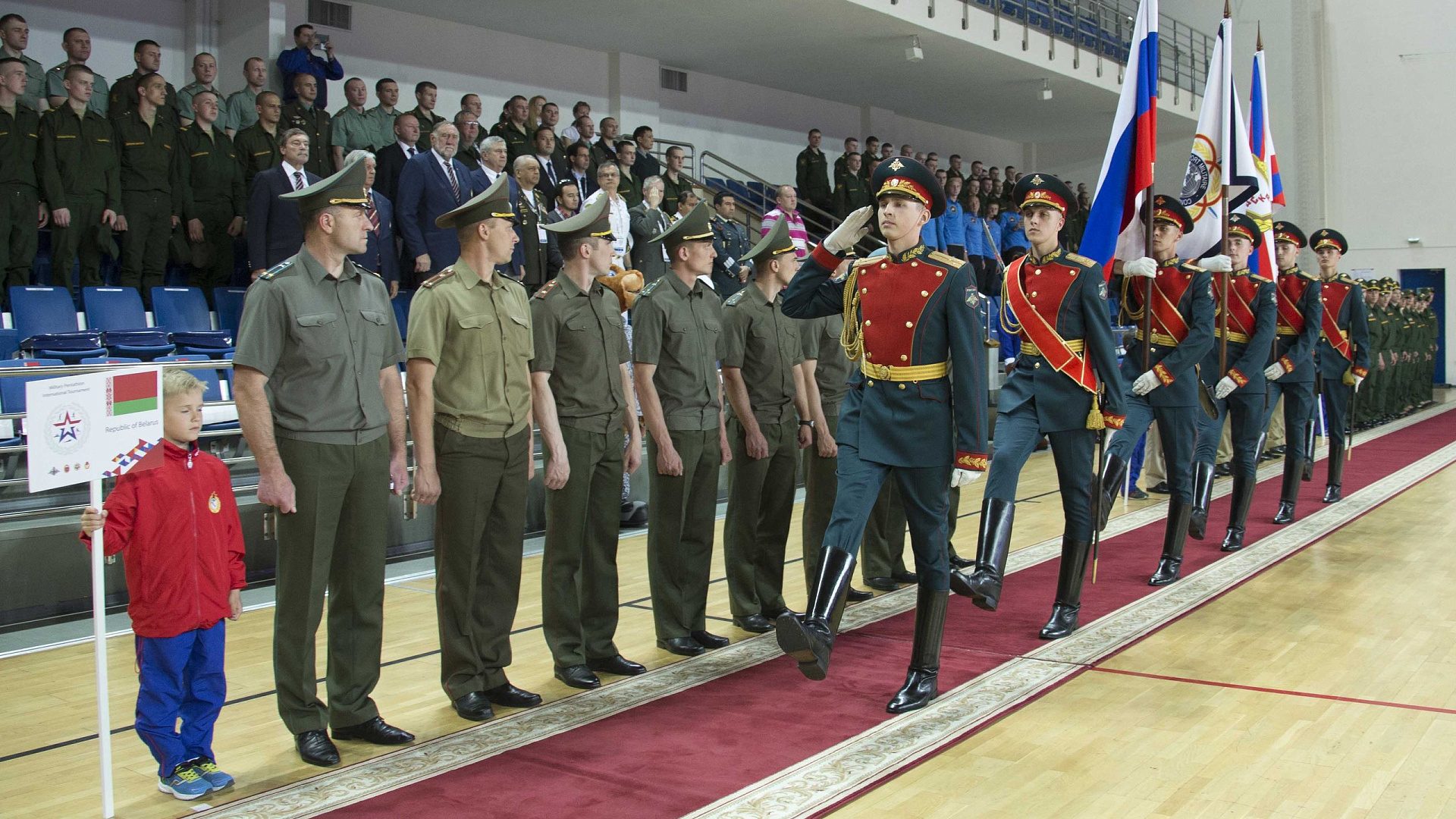 В Москве состоялась церемония открытия регионального турнира CISM по международному военному пятиборью