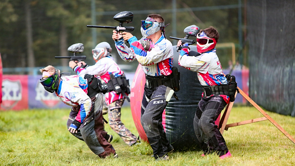 На базе Спортивного центра ЦСКА по военно-прикладным видам спорта выявили победителей чемпионата России по пэйнтболу среди женских команд