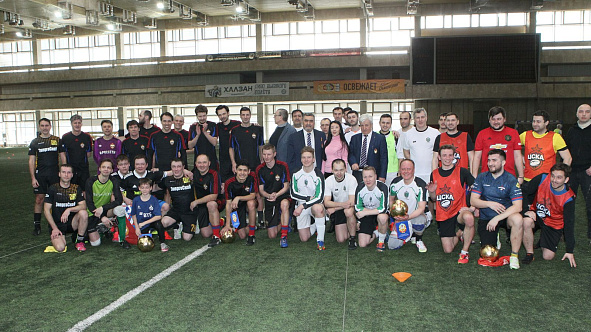 Команда ПАО «Аэрофлот» одержала победу в турнире по мини-футболу посвященном Дню защитника Отечества