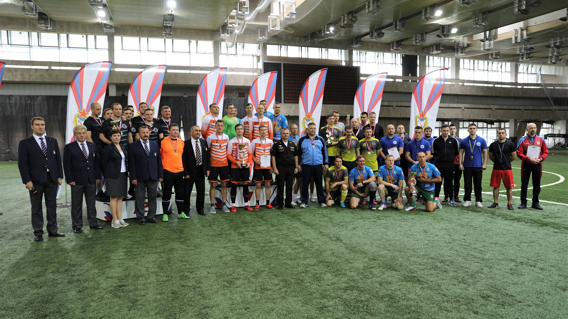 Команды К ВДВ и 8 управления ГШ ВС РФ – победители Спартакиады МО РФ среди ЦОВУ по мини-футболу