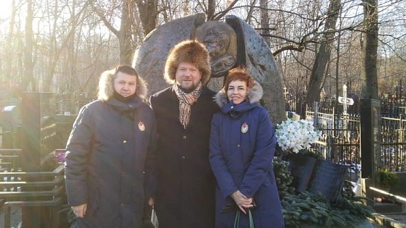 Члены Президиума Совета ветеранов спорта ЦСКА почтили память легендарного тренера Анатолия Тарасова