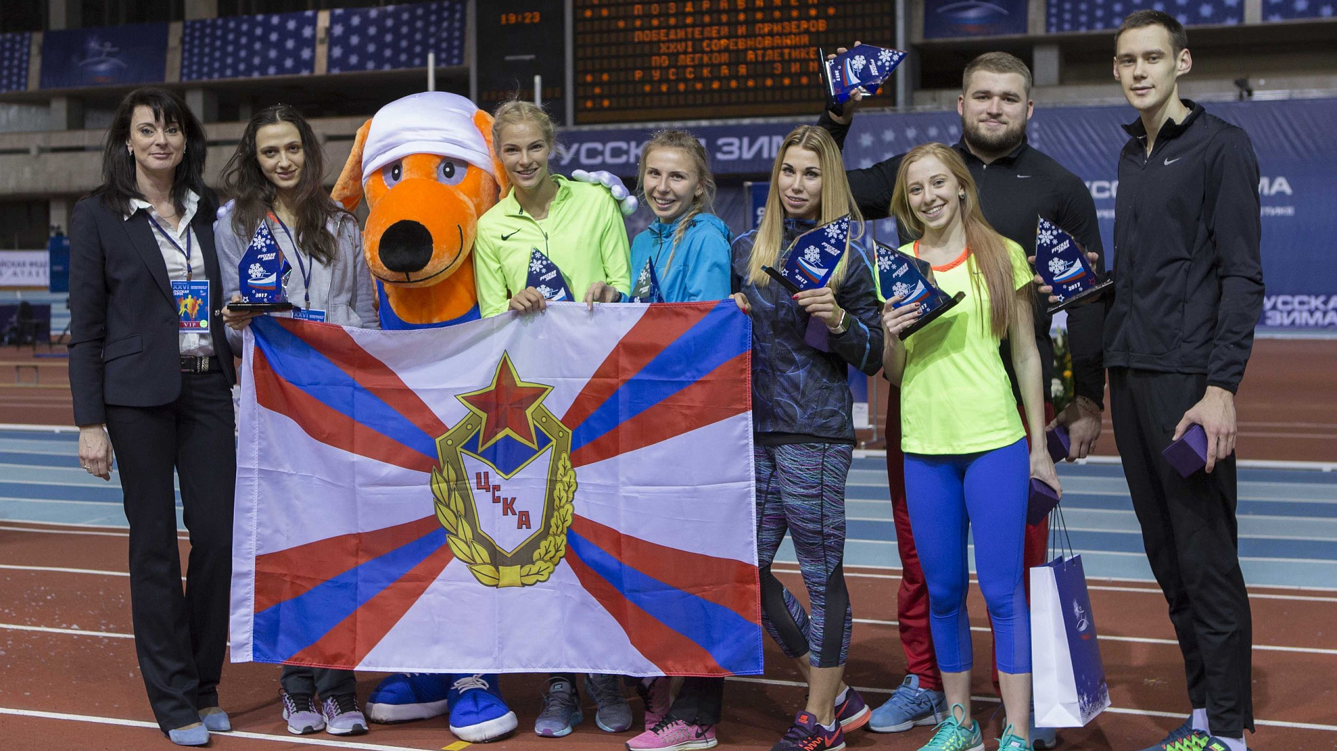 Легкоатлеты ЦСКА выиграли семь золотых медалей на «Русской зиме»-2017