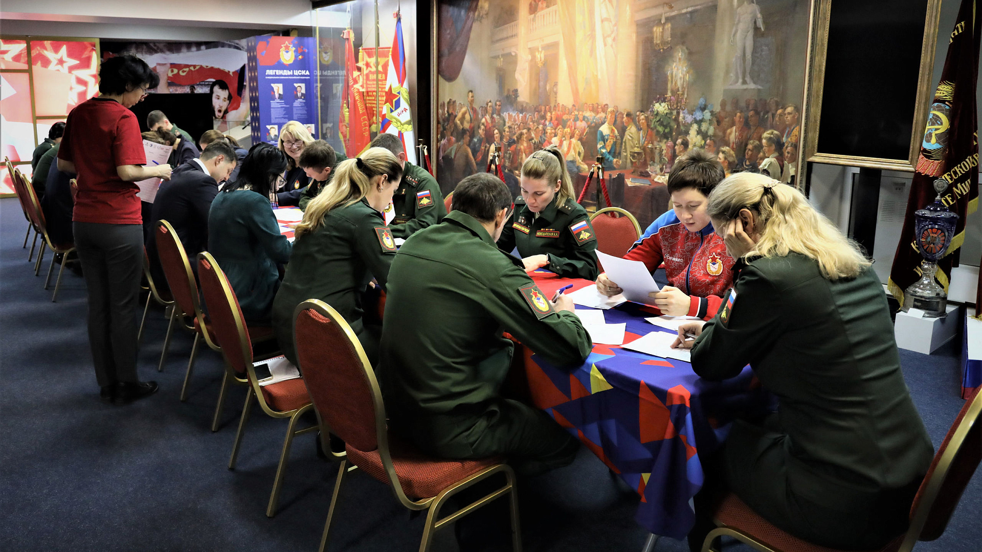 Представители ЦСКА приняли участие в Международной акции «Большой этнографический диктант»