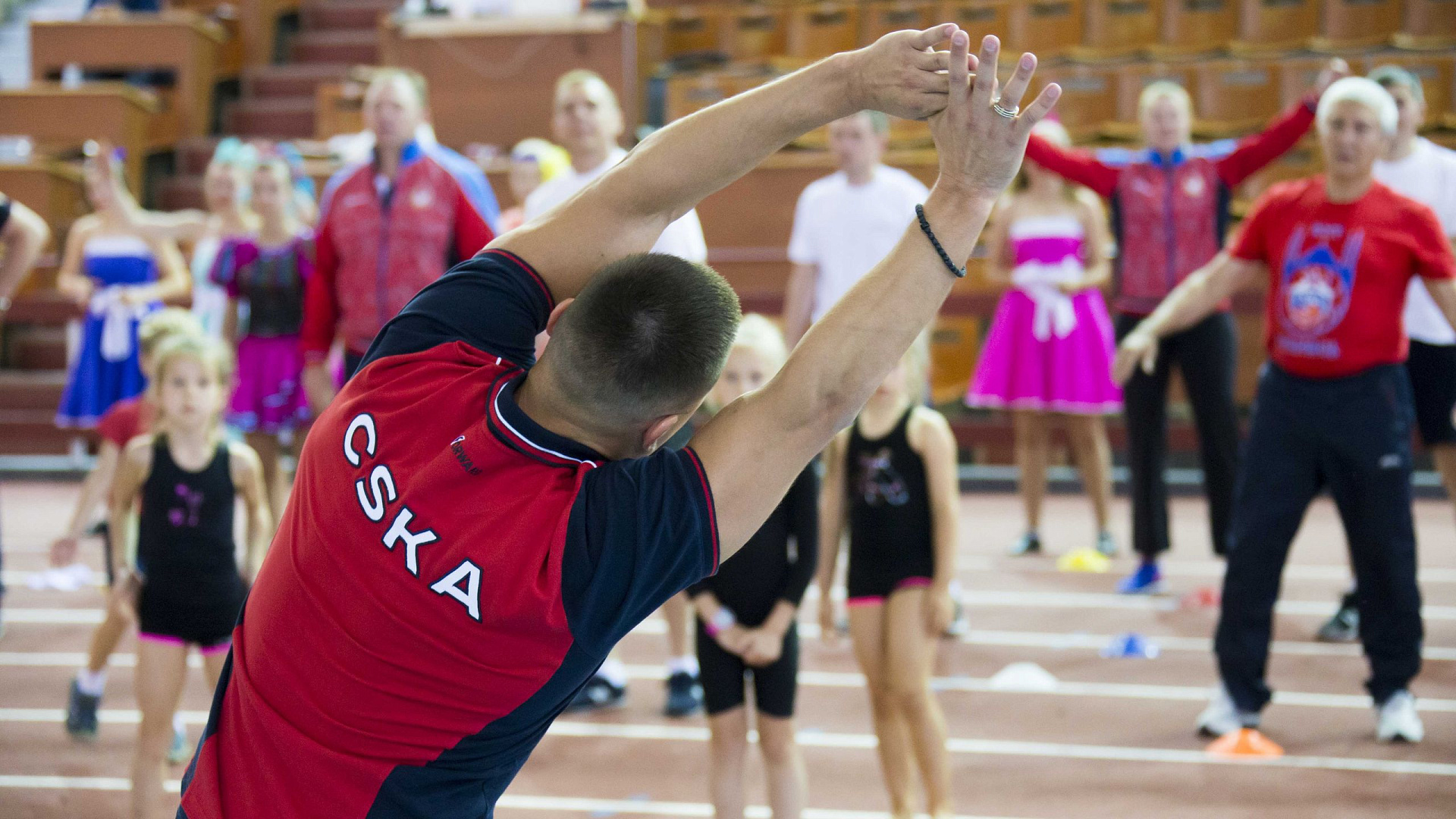 В КЛФК ЦСКА прошла спортивно-массовая  зарядка для личного состава ФАУ МО РФ ЦСКА