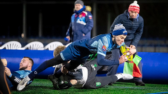 РЯДОВОЙ ПИТЕРСКОЙ СПОРТИВНОЙ РОТЫ СТАЛ ПОБЕДИТЕЛЕМ КУБКА РОССИИ ПО СНЕЖНОМУ РЕГБИ