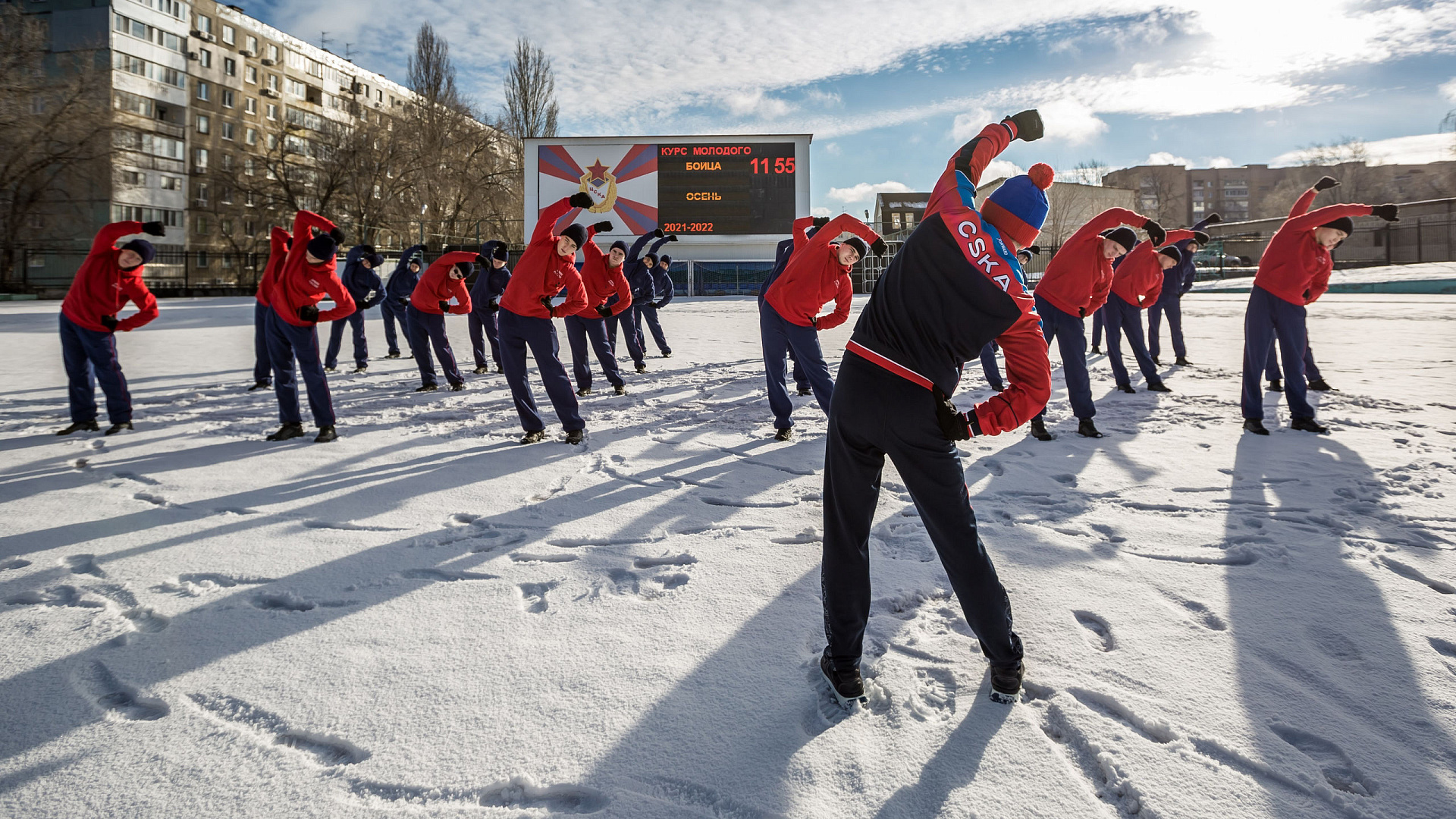 Новобранцы спортивной роты ЦСКА г. Самара проходят «Курс молодого бойца»  и готовятся к Военной присяге