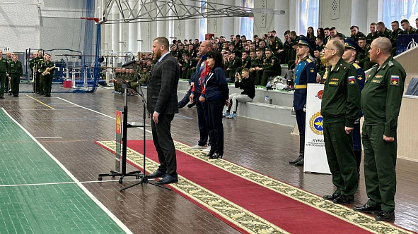 В Санкт-Петербурге состоялась торжественная церемония открытия Кубка Воздушно-космических сил по баскетболу