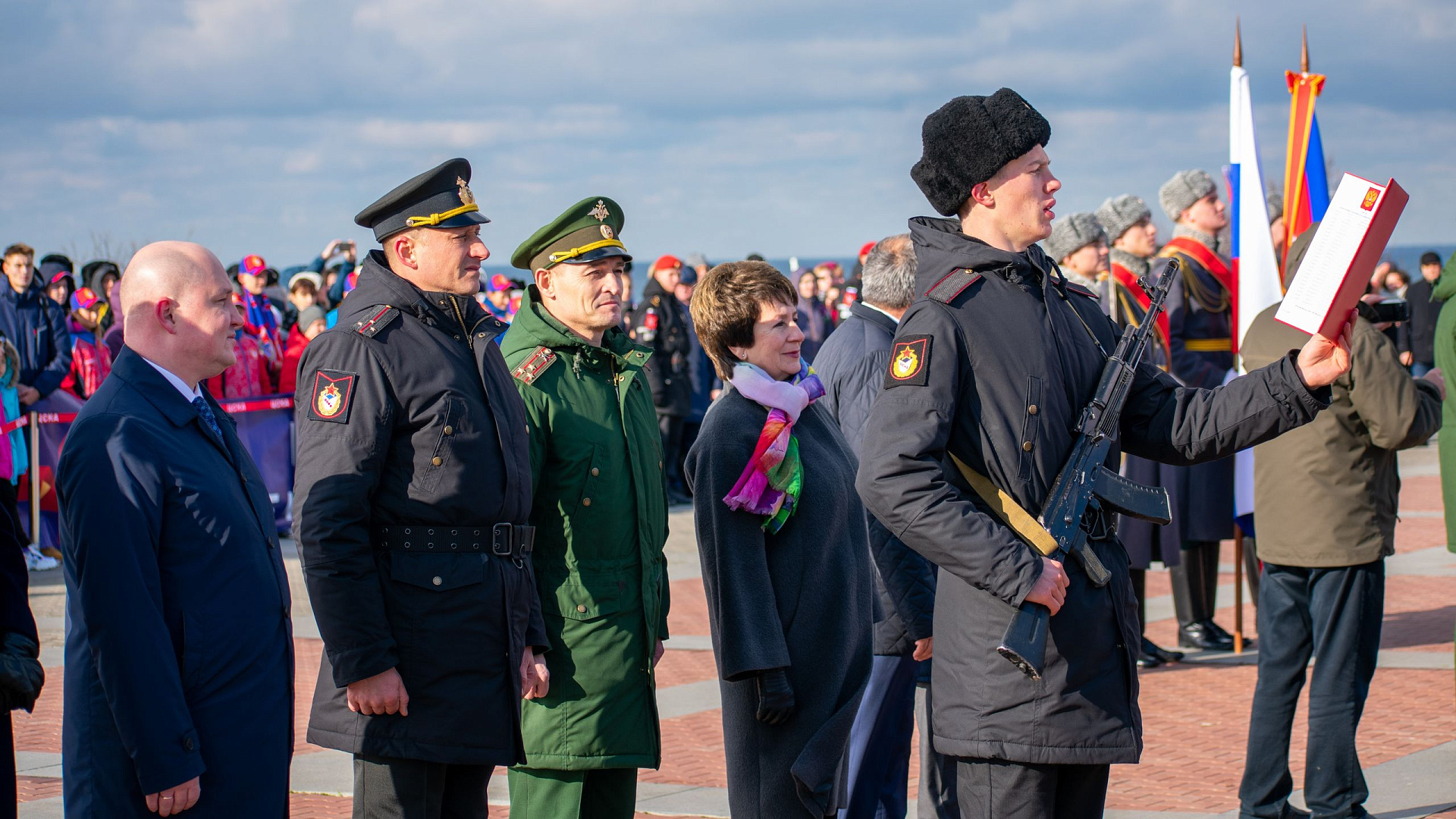 Первый призыв в спортивную роту ЦСКА г. Севастополь: 48 новобранцев приняли военную присягу