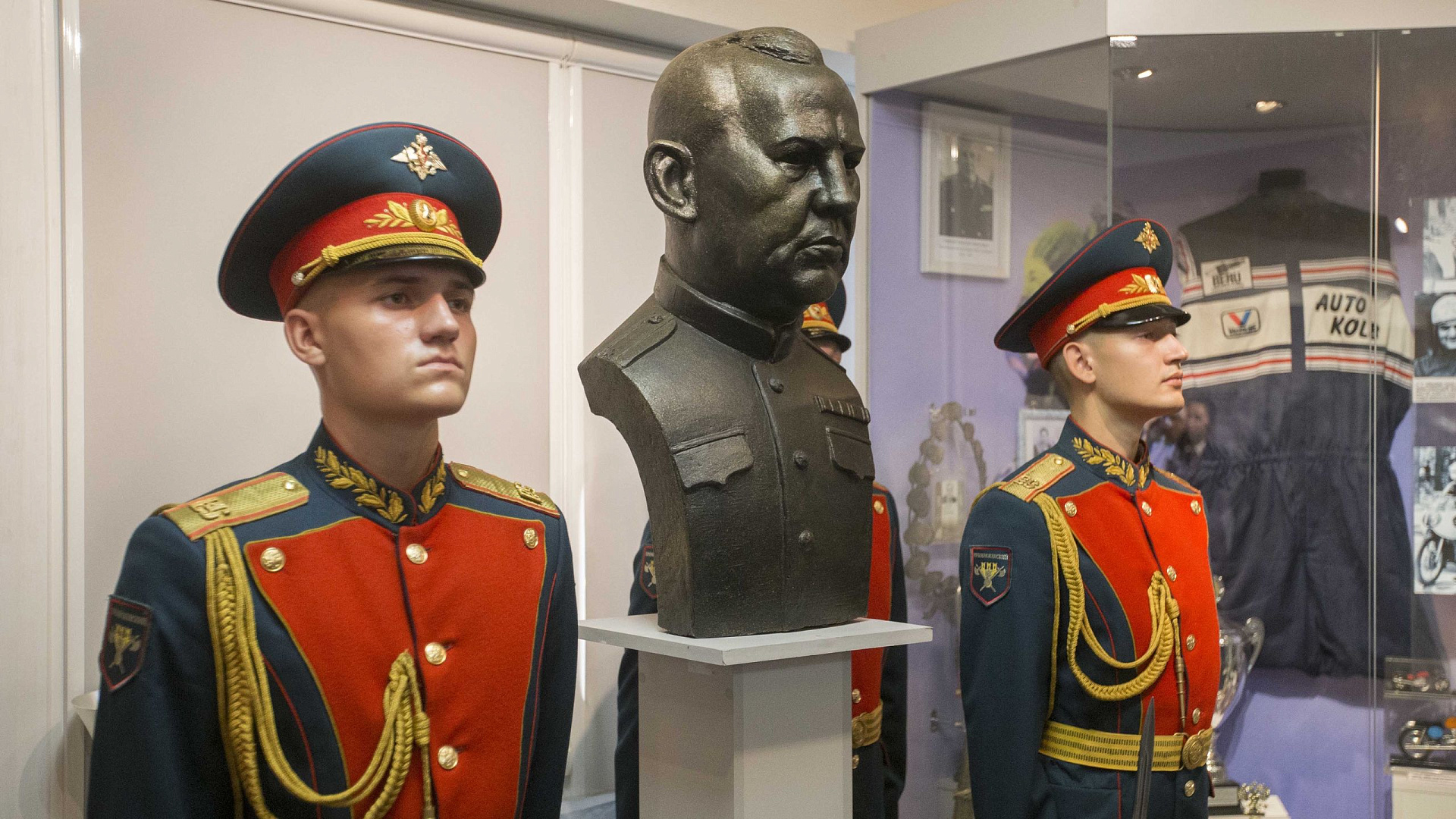 В Музее спортивной славы ЦСКА состоялось торжественное открытие бюста Прокопия Соколова