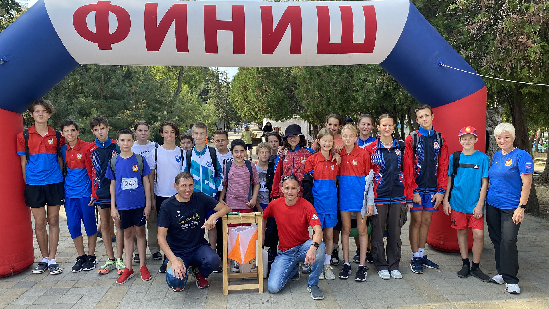 В Геленджике прошли соревнования СШ ЦСКА города-курорта по спортивному ориентированию