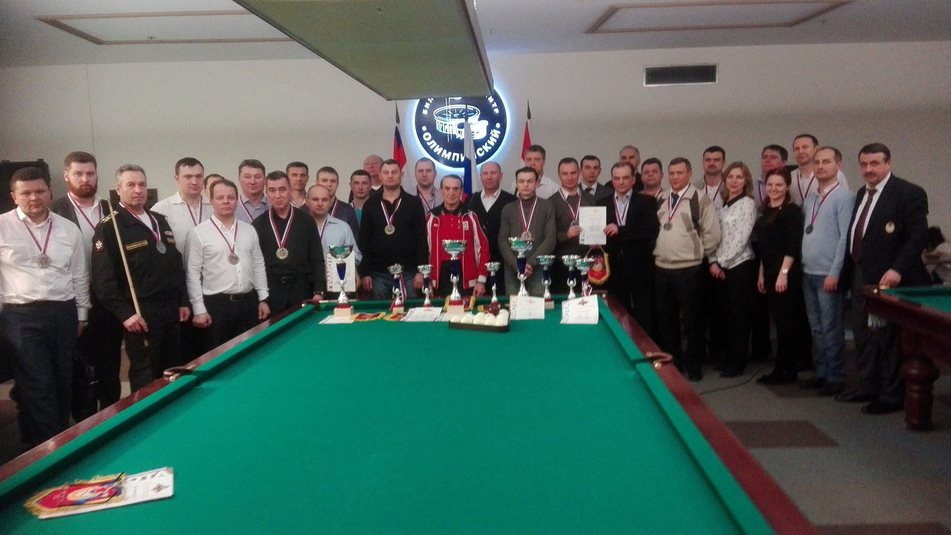 Спартакиаду-2017 среди сборных команд ЦОВУ МО РФ продолжили бильярдисты!