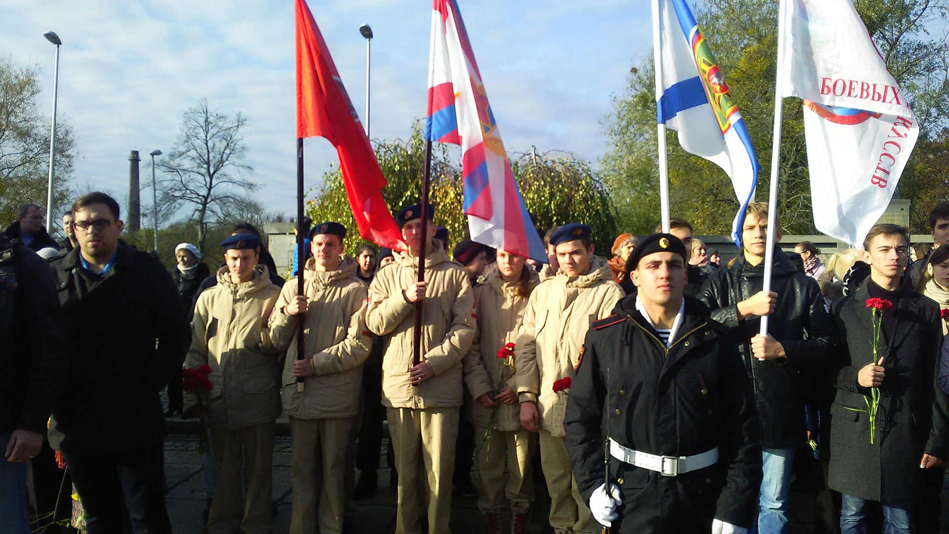 Юнармейцы ЦСКА в Калининграде приняли участие в праздновании Дня народного Единства