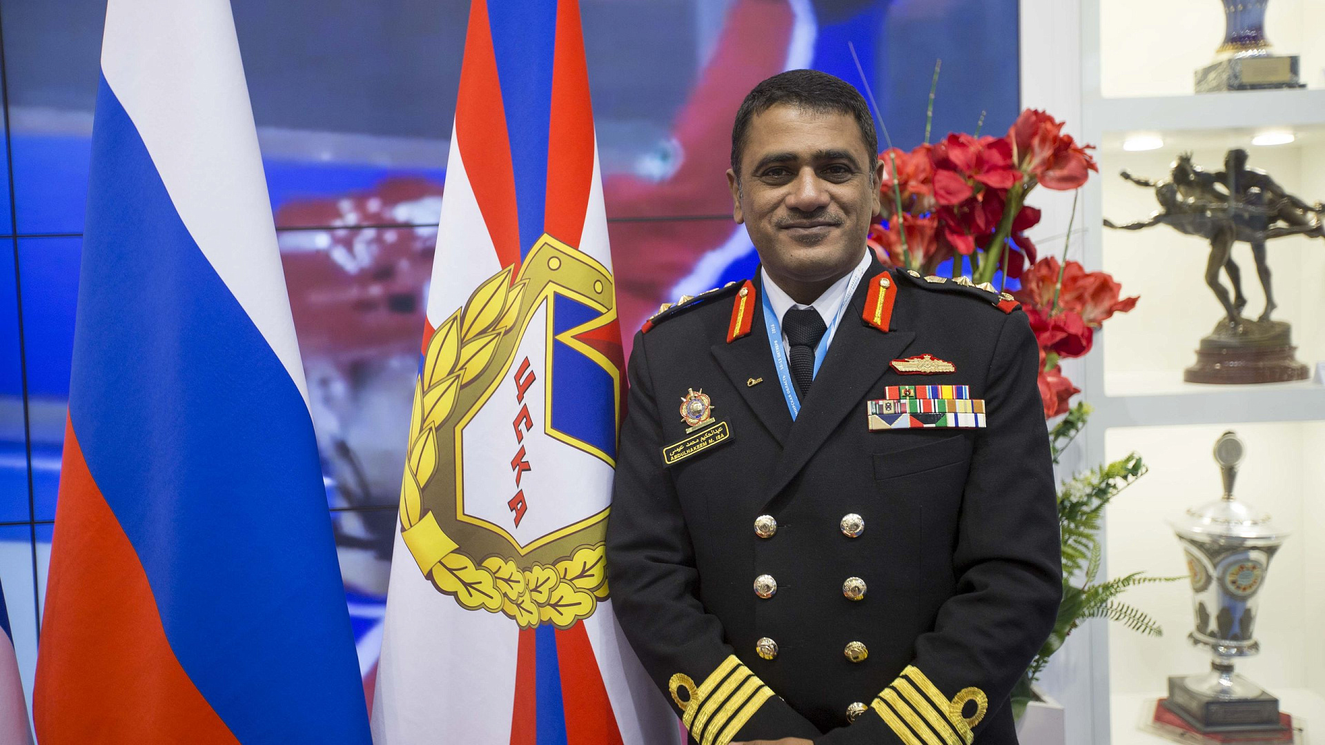 Президент Международного совета военного спорта (CISM) полковник Абдулхаким Аль-Шино посетил форум «Россия — спортивная держава»