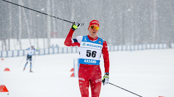 Александр Большунов выиграл разделку на Фосарго чемпионате России