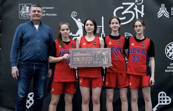 Баскетболистки ЦСКА завоевали бронзу на Кубке Москвы по баскетболу 3×3
