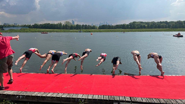 Спортсмены ЦСКА взяли медали на Всероссийских соревнованиях по триатлону